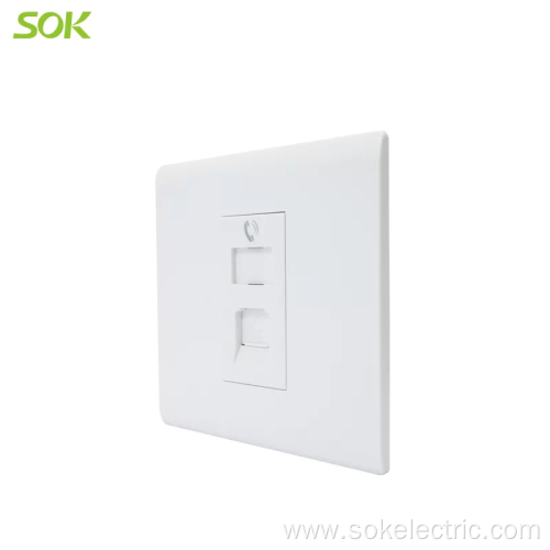 RJ11 TEL Socket Outlet 1Gang electrical sockets